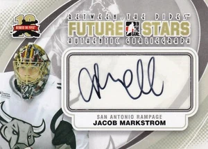 11-12 ITG Between The Pipes Jacob Markstrom Future Stars Portero Llamas Automáticas - Imagen 1 de 1