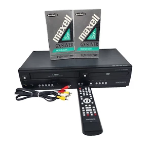 Magnavox DV220MW9 w/ Remote 4 Head VCR DVD Combo Player WORKING AND TESTED - Picture 1 of 18
