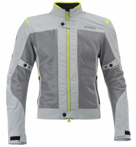 GIACCA MOTO ACERBIS ESTIVA RAMSEY CE VENTED 2.0 GRIGIO GIALLO FLUO TG S - Foto 1 di 3