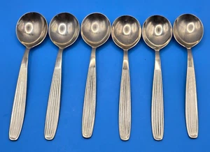 Hackman SCANDIA Finland Stainless Soup Spoons Set of 6 - Picture 1 of 3