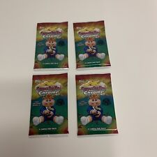 4 PACKS! NEW- 2022 GPK Garbage Pail Kids CHROME 5th Series Sealed Pack