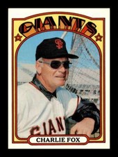 1972 Topps Charlie Fox #129 San Francisco Giants 