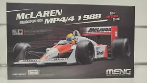 Mclaren MP4-4 1988 Senna-Prost kit 1-24 Meng MCS007 Formula Uno auto F1 gp - Imagen 1 de 4