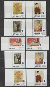 Estampillas VN Pinturas Polska '93 1993 Sc # 2454-2458 Imperf. & Perf.MNH - Imagen 1 de 1