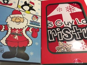 BNWT New Men’s Red Xmas Boxed Cotton T-Shirt Medium This Guy Loves Christmas - Picture 1 of 3