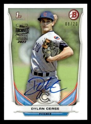 2022 Archives Dylan Cease Auto 08/20 2014 Bowman Draft #DP79 Rookie - Image 1 of 2