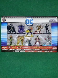 DC Nano Metalfigs Die-Cast 10 Pack Batman Batgirl Poison Ivy Catwoman Shazam - Picture 1 of 6