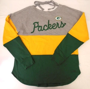 Green Bay Packers Women's Medium Touch Outfield Sweatshirt 766 - Picture 1 of 3