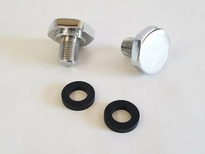Big Dog Motorcycles Fork Tube Cap Nuts (x2) K-9, Pitbull, Mastiff, Chopper, MORE - Picture 1 of 3