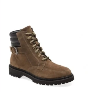 NEW AQUATALIA Mayra Weatherproof Lace-Up brown suede Boots size 6.5 - Picture 1 of 10