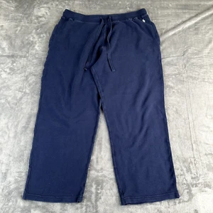 Polo Ralph Lauren Pigiama Pantalone Uomo XL Blu Coulisse Pigiama Maglia Waffle - Foto 1 di 8