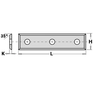 790.500.09 CMT COLTELLI REVERSIBILI STANDARD - 4 TAGLIENTI - Bild 1 von 1
