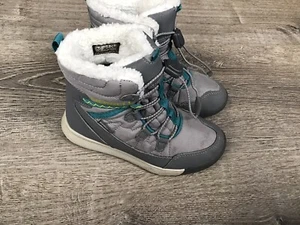 Merrell Youth Kids Size 13 M Snow Crush 3.0 Waterproof Boot Grey/Multi MK166124 - Picture 1 of 13