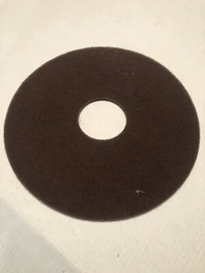 Floor Scrubber Pads Light -Duty 15” in. Dia Brown Dirt Refinish Remover Floor - Picture 1 of 3