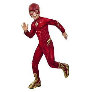 Rubie's Boys DC Comics Flash The Movie Costume Jumpsuit and Mask, Kids Fancy Dre
