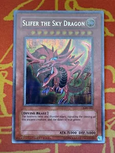 YUGIOH SLIFER DER HIMMELSDRACHE SECRET RARE LP GBI-001 YUGI ANIME - Bild 1 von 5
