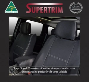 Waterproof premium neoprene Front FB MP+Rear seat covers fit Grand Cherokee SRT - Picture 1 of 12