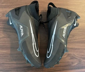Nike Alpha Menace Elite 3 Men's Size 11 Football Cleats Black CT6648-010 - Picture 1 of 8