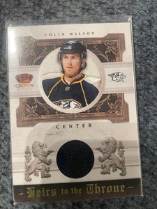 Colin Wilson Jersey Worn Hockey Card - Picture 1 of 2