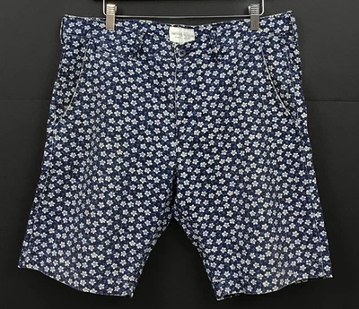 Denim & Supply Ralph Lauren Men's Blue Floral 9" Chino Shorts Size 34 - Image 1 of 4