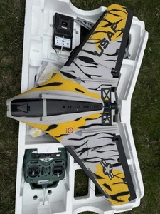 NEW Rare RC ParkZone F-27C Stryker RTF Electric Airplane - Yellow, Grey & Black - Picture 1 of 11