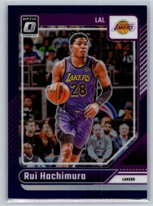 2024-25 Panini Donruss Optic Rui Hachimura Purple Prizm #18 LA Lakers - Bild 1 von 2