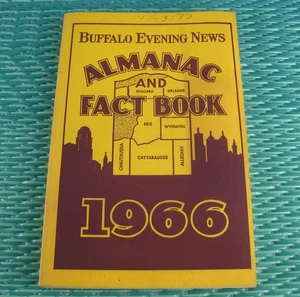 NY Buffalo Evening News Almanach & Faktenbuch 1966 Vintage WBEN 930 Anzeige auf Rückseite - Bild 1 von 18