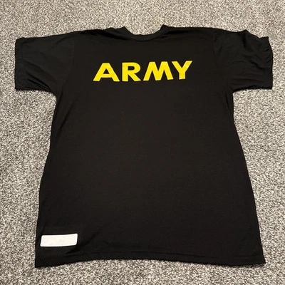 Camiseta Preta Texto Amarelo Exército Edição Militar Tamanho M - Imagem 1 de 4
