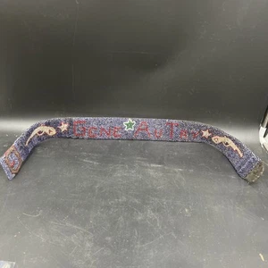 "Cinturón de cuentas vintage Gene Autry RARO Wild West Show Western Memorabilia 31""" - Imagen 1 de 10