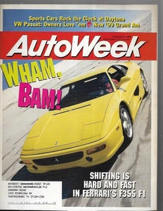 Autoweek Magazine February 9, 1998- Ferrari F355, VW Passat - Bild 1 von 3