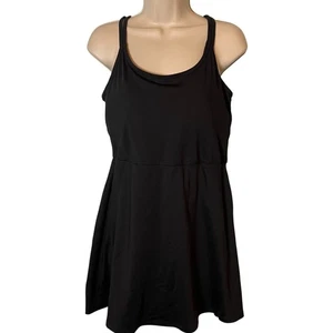 Madewell MWL Flex Cutout Sportkleid Gr. XL schwarz sportlich Fitness Tennis Golf - Bild 1 von 9