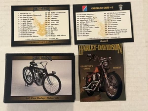1992 Harley Davidson Series 1 Collect-A-Card Complete 1-100 Card Set - Bild 1 von 2