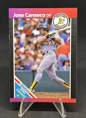 Jose Canseco - 田径名人堂 - 格兰斯大满贯 - 1989 年 Donruss # 1 of 12 — 第 1/4 张图片