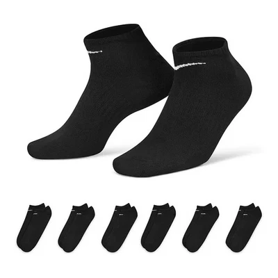Calcetines Nike Everyday Plus Ligeros No Show 6 Pares Color Negro Talla M/L Nuevos con Etiquetas Foto 1 de 2