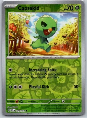 Capsakid - 028/198 Reverse Holo SV01: Scarlet & Violet Base Set NM - Image 1 of 2