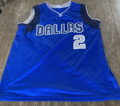 Signed Kyrie Irving #2 Dallas Mavericks NBA Jersey Size XL Color Blue & White - Image 1 of 4