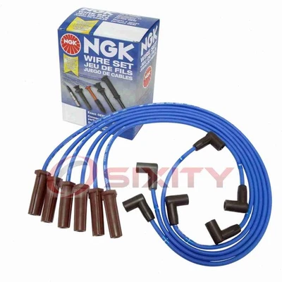 Juego de cables de bujía NGK de 1 pieza para Pontiac Bonneville 2000 3,8 L V6 - Motor pr Foto 1 de 4