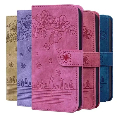 Leather Wallet Case For iPhone 6 6s 7 8 Plus 11 12 13 14 15 16 Pro X XR XS Max - Image 1 of 4