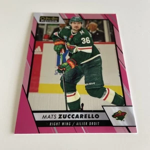NHL Card Mats Zuccarello Mat Pink - OPC Platinum 2023-24 - Wild - Picture 1 of 2