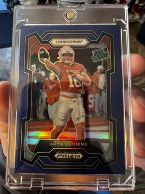 2024 Panini Prizm Draft Picks - Rated Prospect Arch Manning #192 Blue Prizm /199 - Image 1 of 3