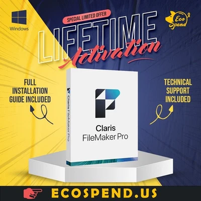 Claris FileMaker Pro 21 Lifetime 🟩Per favore🟩LEGGI🟩DESCRIZIONE!! - Immagine 1 di 4