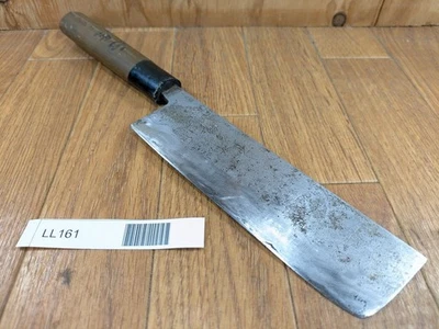 Cuchillo de cocina de chef japonés NAKIRI IZUHA STEEL vintage Japón 168/307 mm LL161 Foto 1 de 4