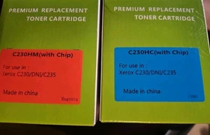 2 Pack for Xerox C230/C235/ DNI Toner Cartridge Replacement (With Chip) - Picture 1 of 2
