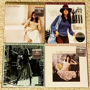 CARLY SIMON - 4 Hybrid SACD Set - Mobile Fidelity - New #'d 4 CD Bundle - Imagen 1 de 1