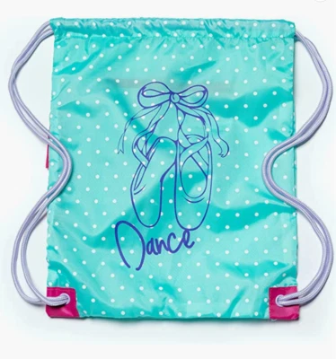 Packable Drawstring Backpack Gymnastic Ballet Dance Bag - Image 1 of 4