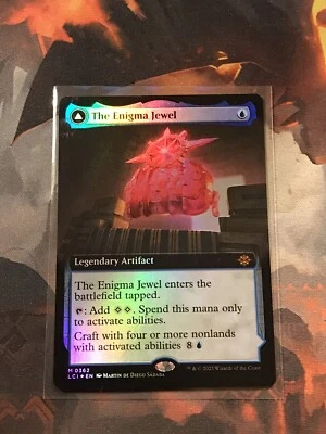 MTG The Enigma Jewel FOIL Borderless Lost Caverns of Ixalan LCI 0362 LP - Image 1 of 2