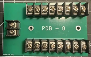 PDB-8 Power Distribution Board for model train layouts - Picture 1 of 2