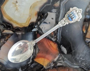 The Seaport Mystic Connecticut Vintage Sterling Silber Souvenir Löffel - Germany - Bild 1 von 10