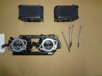 POLARIS 1998-2000 SLH 700 TWIN CARB CARBURETOR RACK &O PRO  flame arrestors  #94 - Image 1 of 4