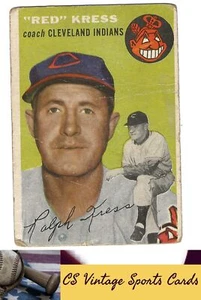 1954 Topps #160 Red Kress - Picture 1 of 2